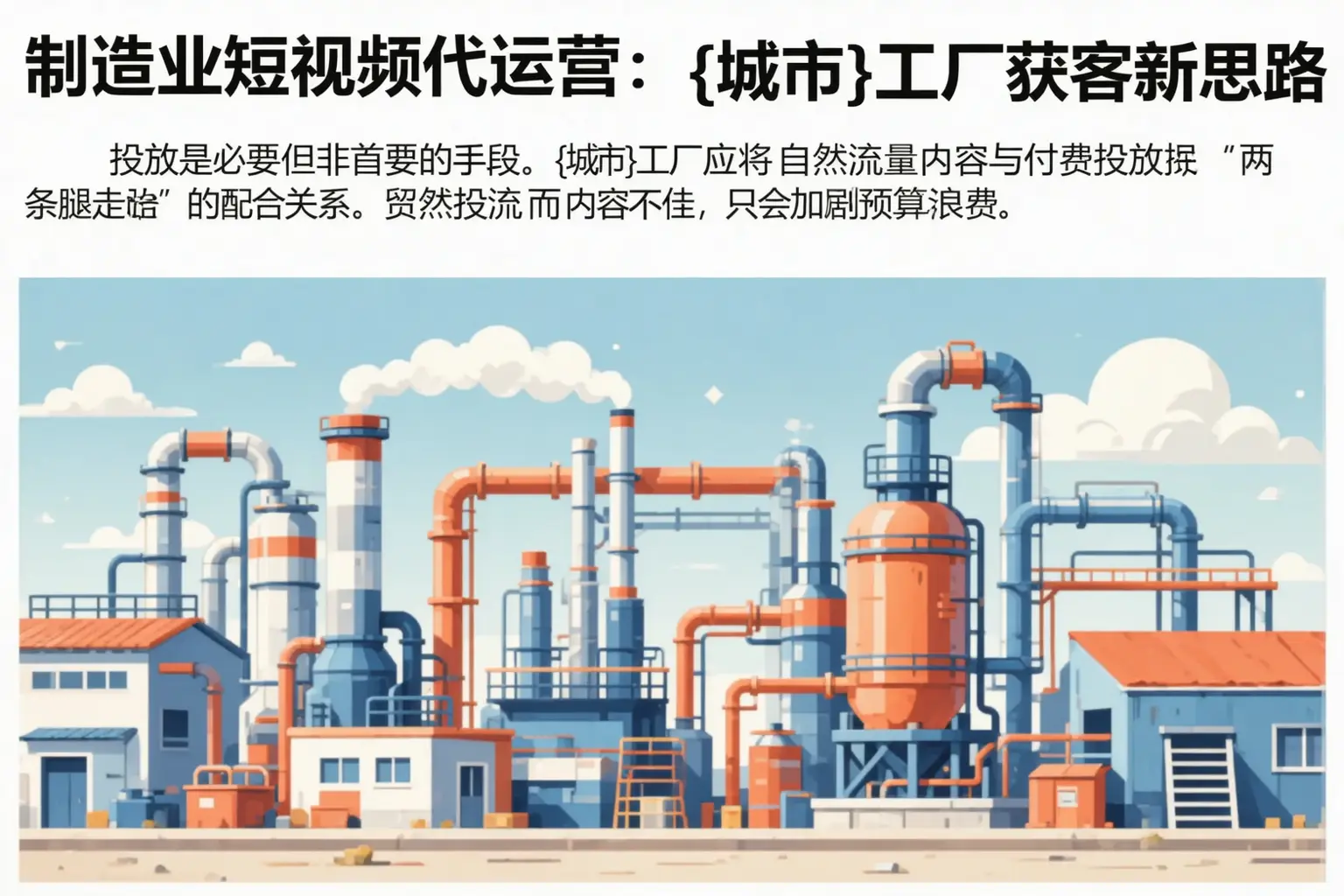 制造业短视频代运营:红塔工厂获客新思路